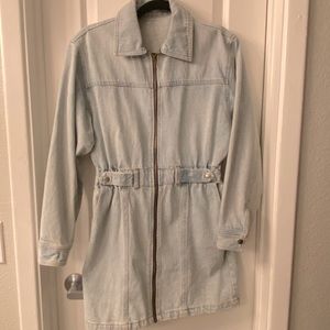 Jean Dress with zipper on front